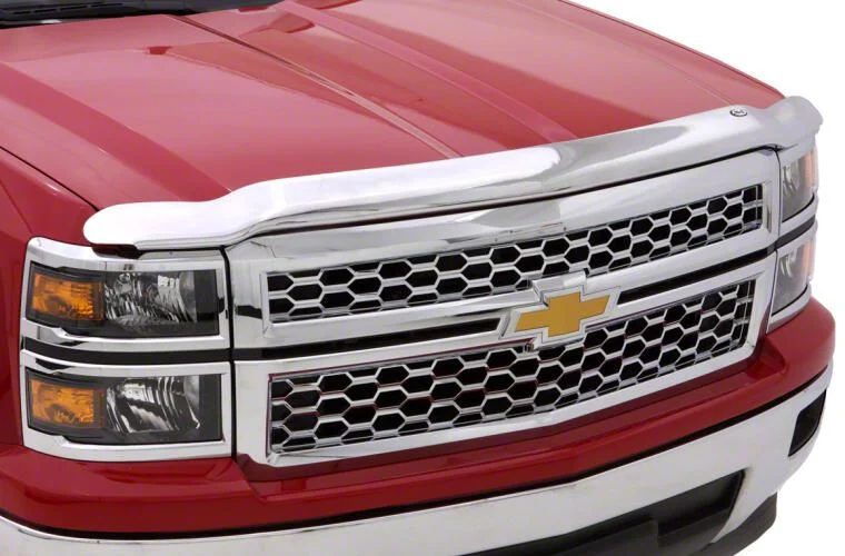 Hood Shield; Chrome (17-22 F-350 Super Duty)