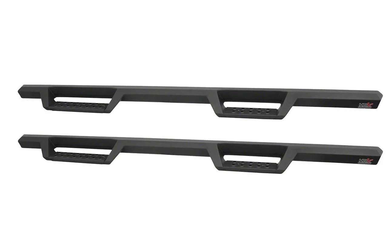 Westin HDX Drop Nerf Side Step Bars; Textured Black (11-16 F-350 Super Duty SuperCab)