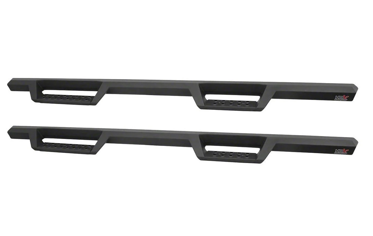 Westin HDX Drop Nerf Side Step Bars; Textured Black (11-16 F-350 Super Duty SuperCrew)