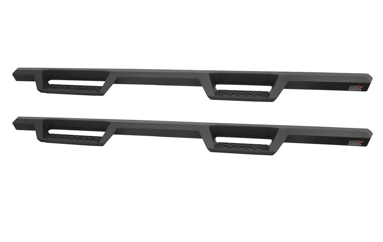 Westin HDX Drop Nerf Side Step Bars; Textured Black (17-26 F-350 Super Duty SuperCrew)