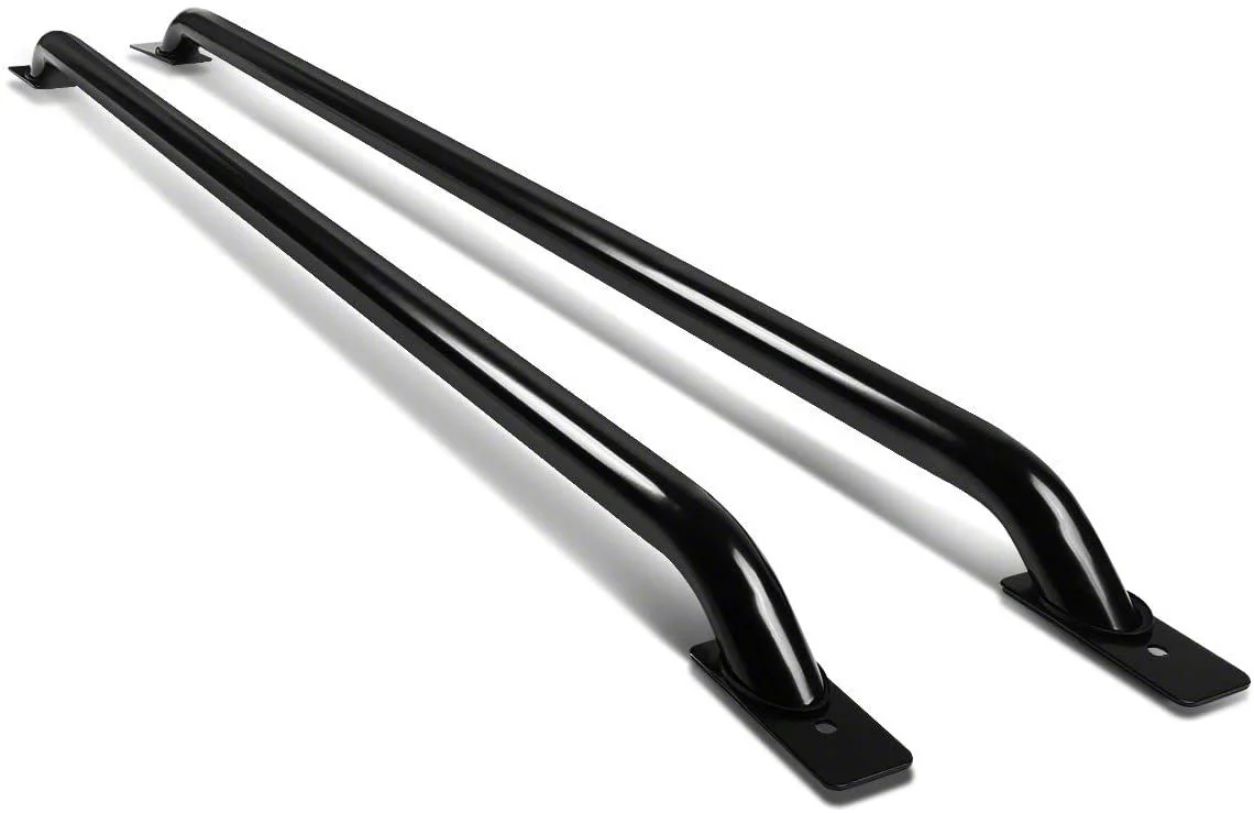 Stake Pocket Bed Rails; Black (11-16 F-350 Super Duty w/ 6-3/4-Foot Bed)