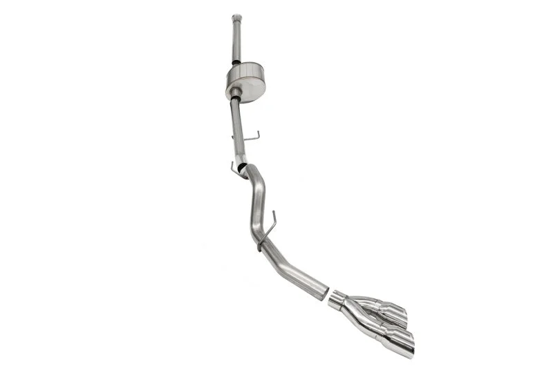 Corsa 2021-2025 Ford F-150 SuperCrew/6.5in Bed 5.0L V8 Xtreme Cat-Back Dual Side Exit-Polished