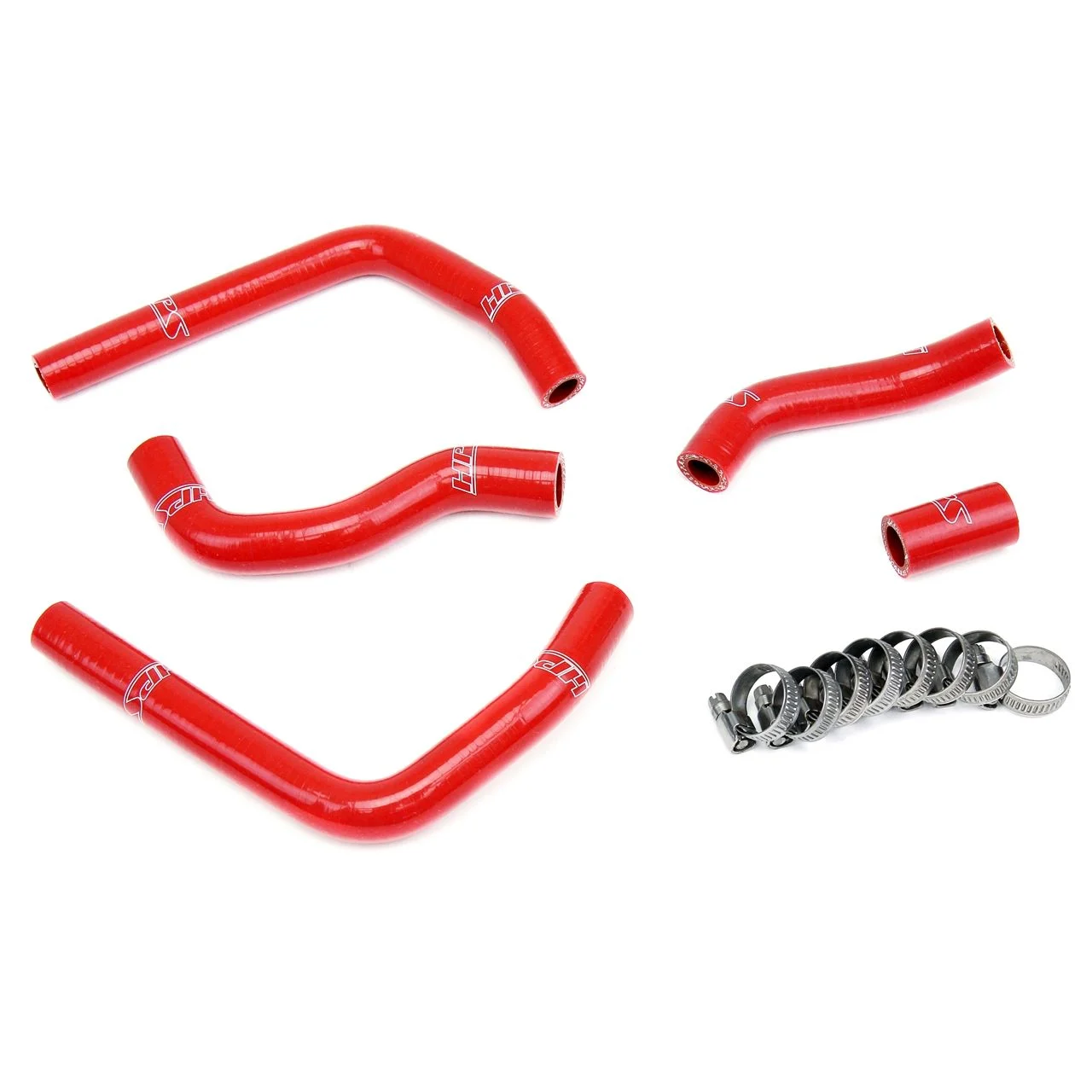 HPS Red Reinforced Silicone Radiator Hose Kit for Honda 05-08 CR125R 2 Stroke