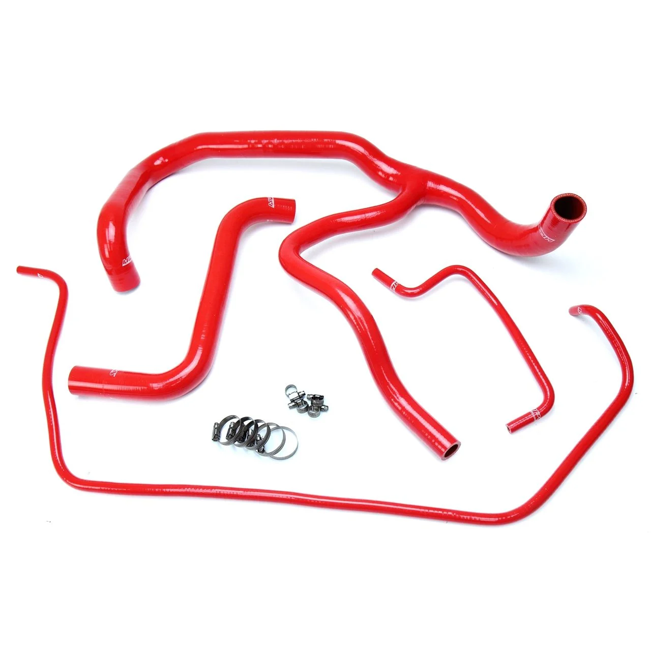 HPS Red Reinforced Silicone Radiator Hose Kit Coolant for Cadillac 15-17 Escalade ESV 6.2L V8