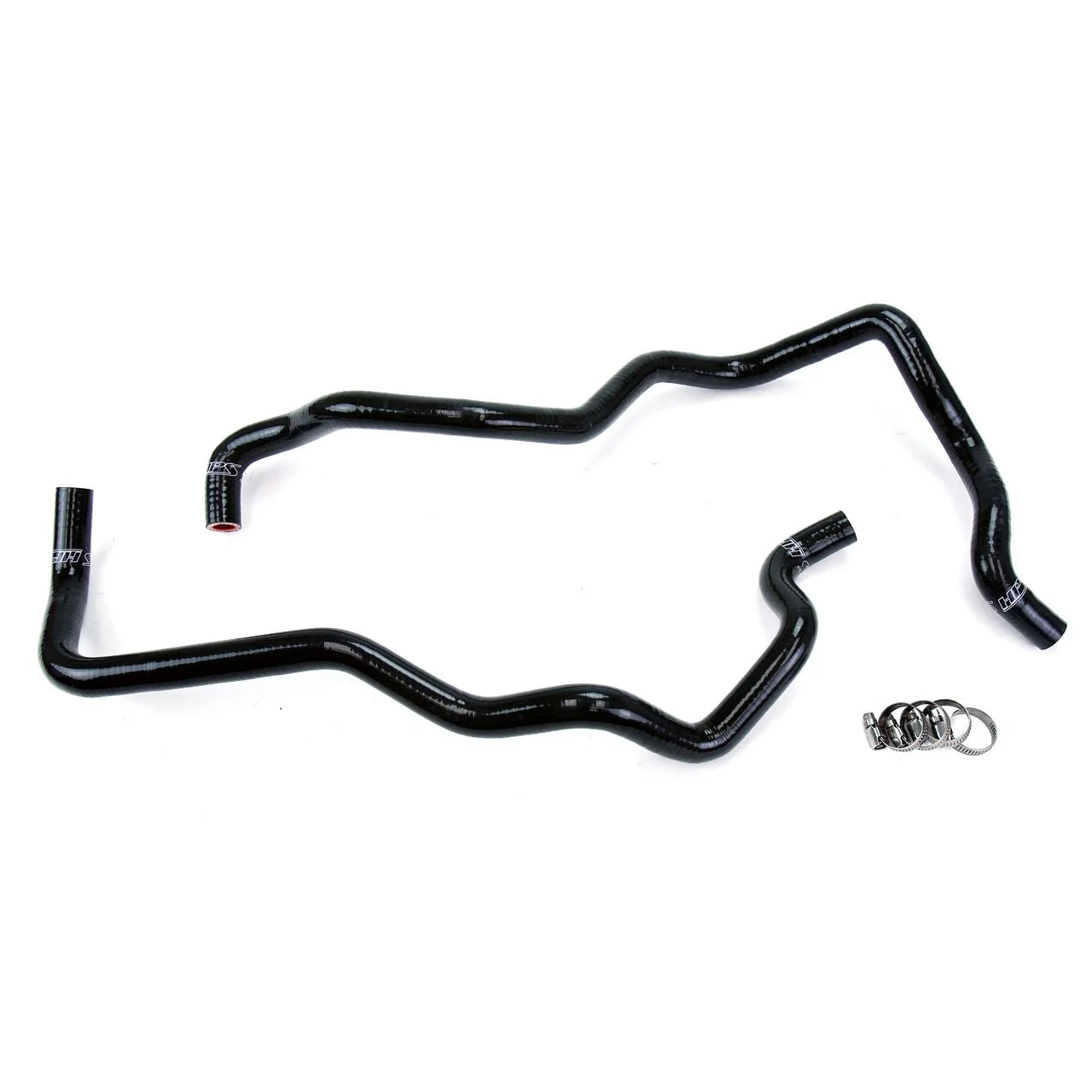 HPS Black Reinforced Silicone Heater Hose Kit for Jeep 07-11 Wrangler JK 3.8L V6 Left Hand Drive