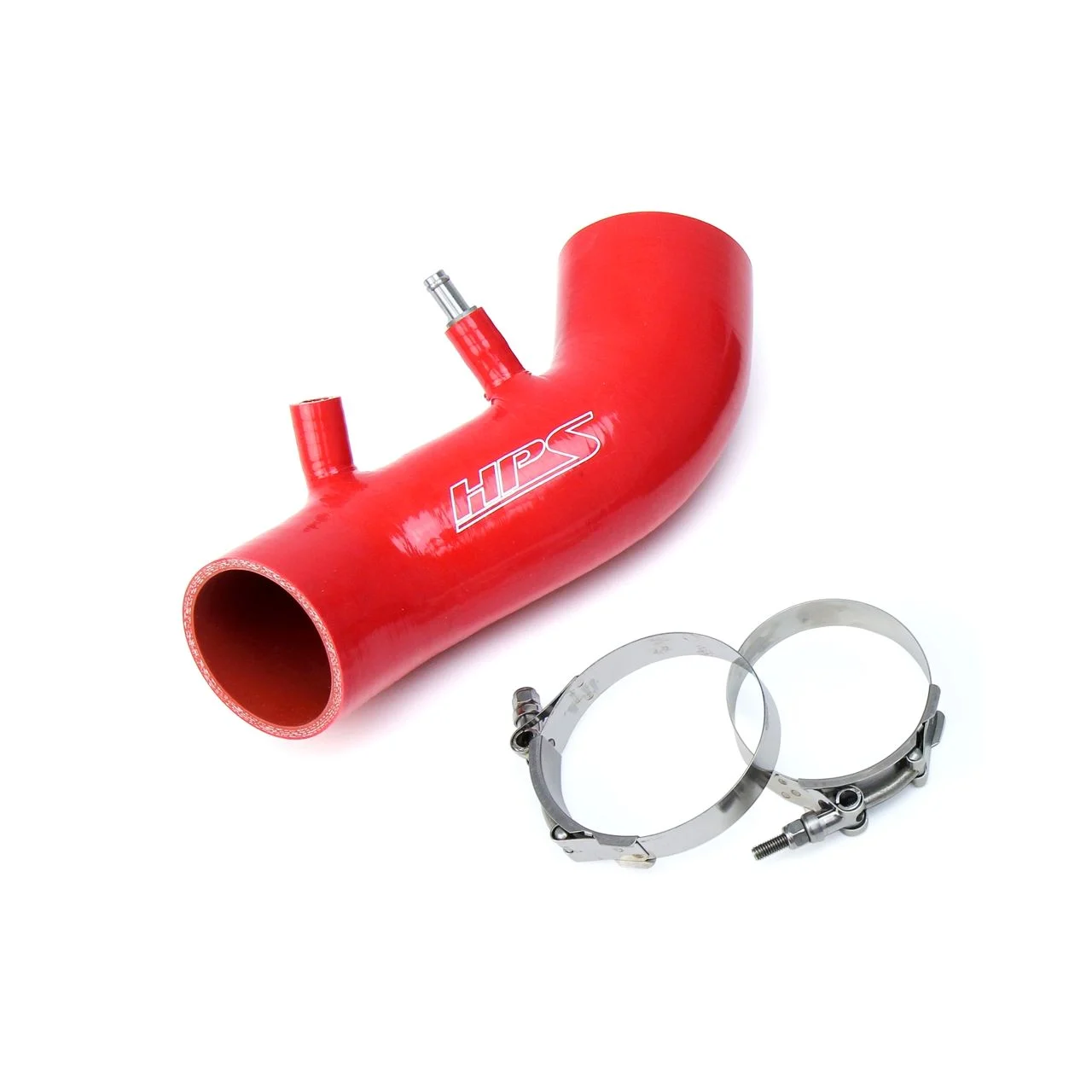 HPS Red Reinforced Silicone Post MAF Air Intake Hose Kit for Acura 07-11 CSX Type-S