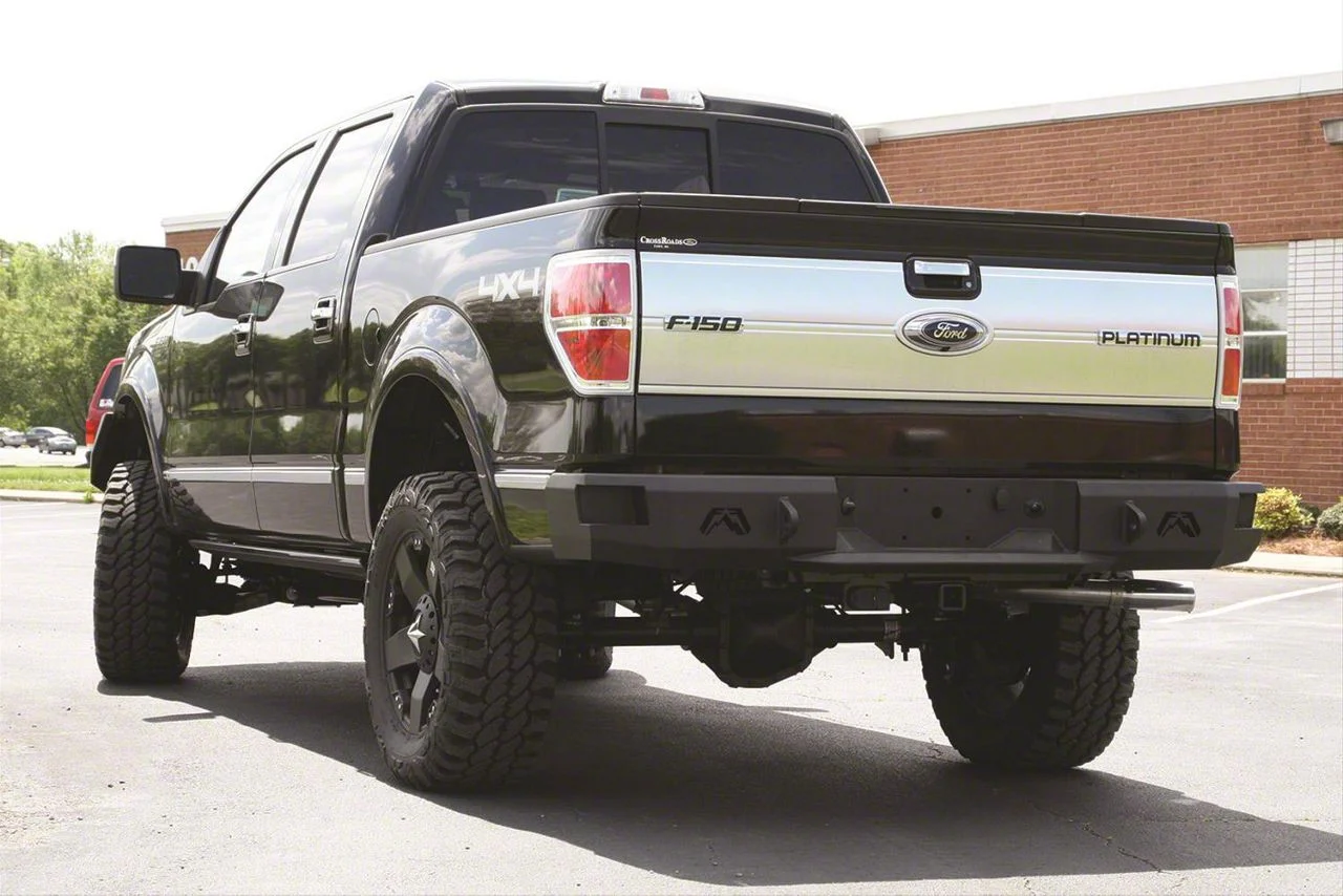 Fab Fours Premium Rear Bumper; Bare Steel (09-14 F-150)