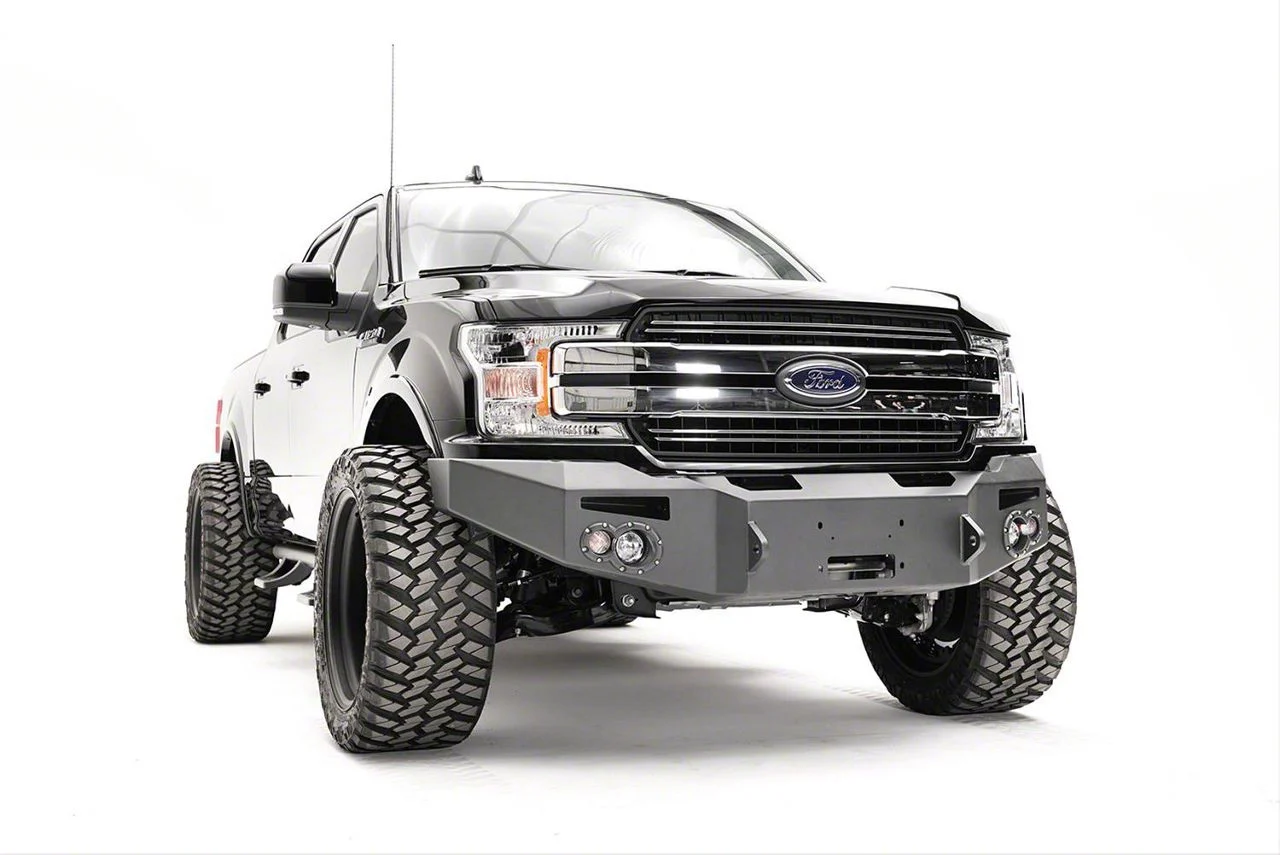 Fab Fours Premium Winch Front Bumper with No Guard; Bare Steel (18-20 F-150, Excluding Raptor)