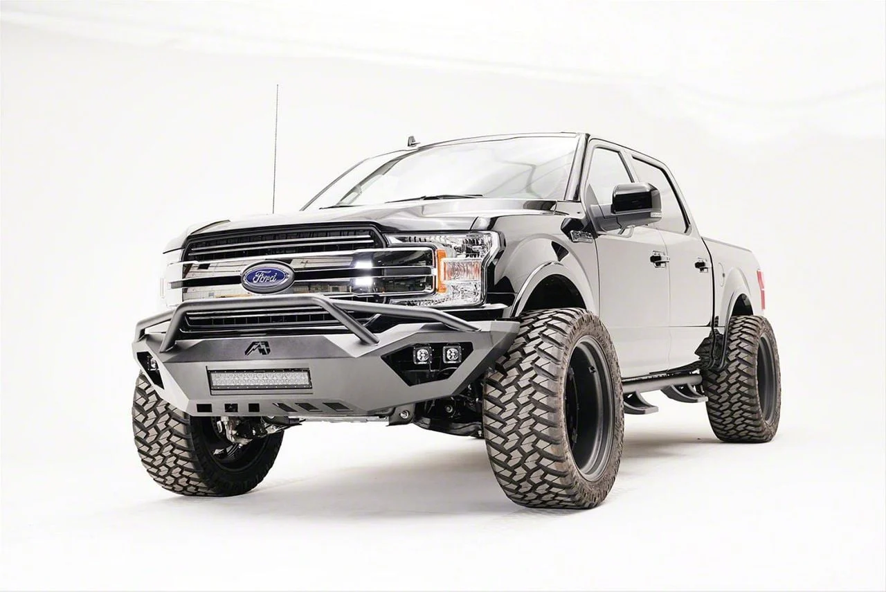 Fab Fours Vengeance Front Bumper with Pre-Runner Guard (18-20 F-150, Excluding Raptor)