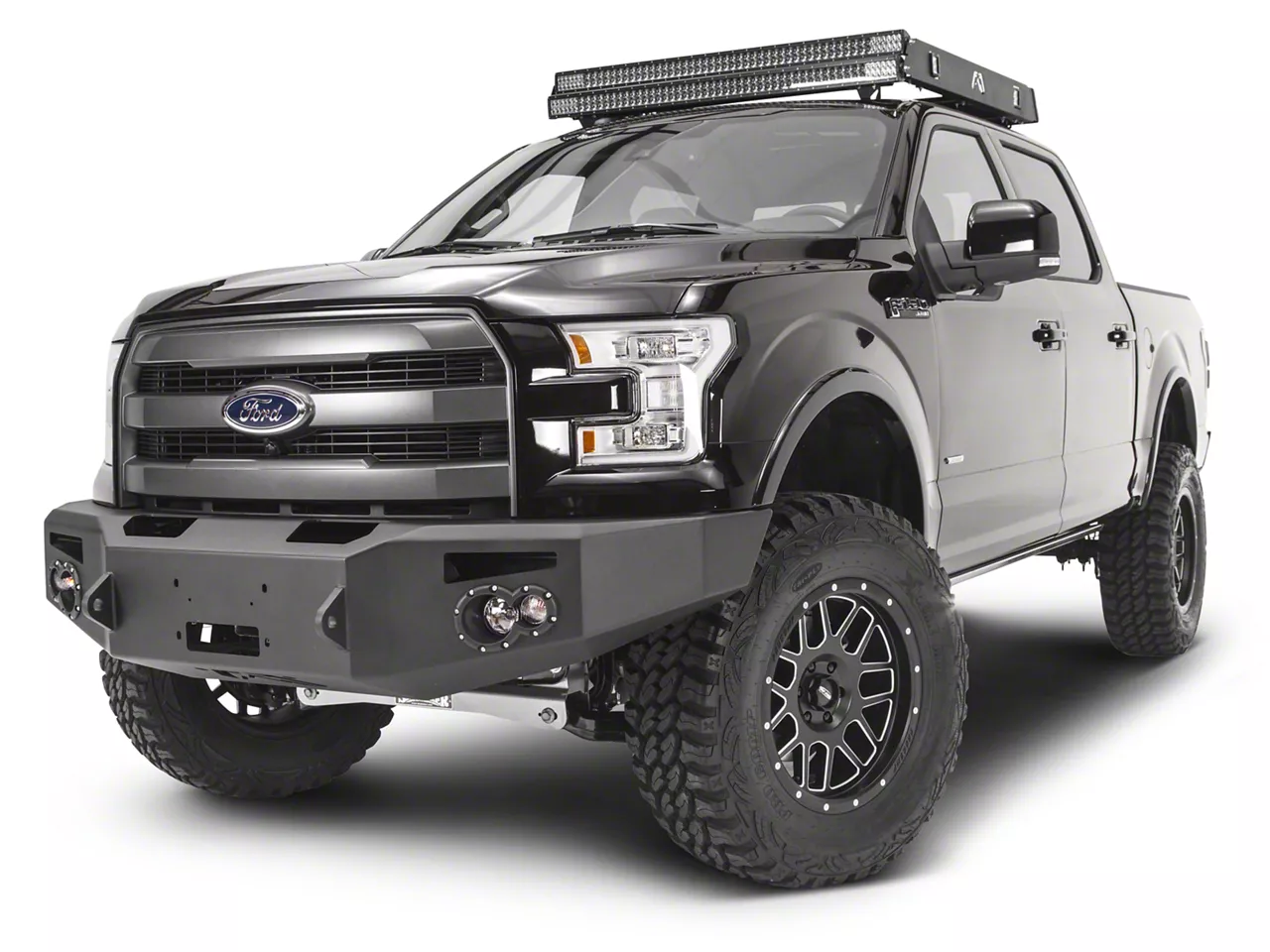 Fab Fours Premium Winch Front Bumper with No Guard (15-17 F-150, Excluding Raptor)