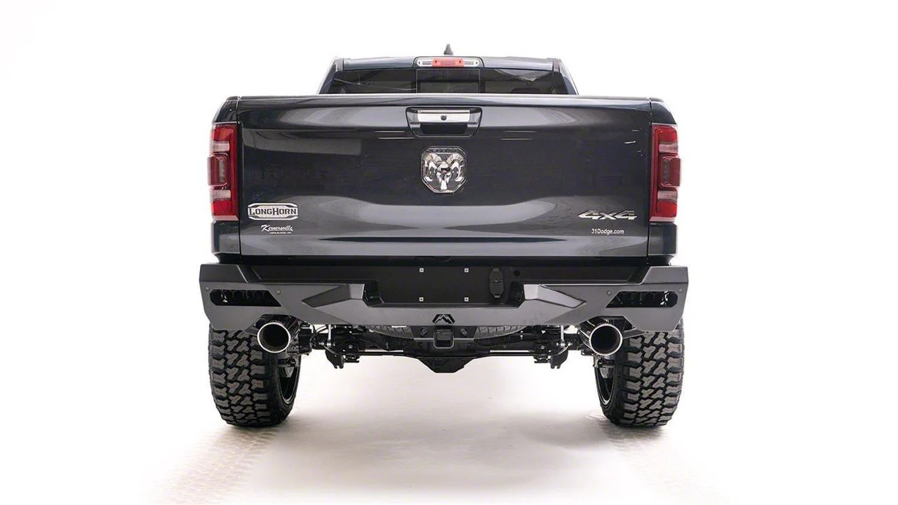 Fab Fours Vengeance Rear Bumper; Bare Steel (19-26 RAM 1500, Excluding RHO & TRX)