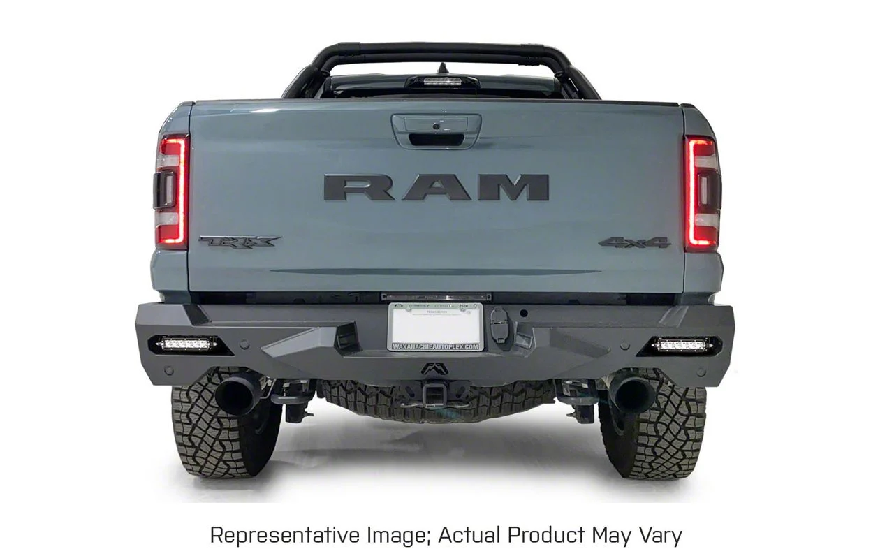 Fab Fours Vengeance Rear Bumper; Bare Steel (21-24 RAM 1500 TRX)