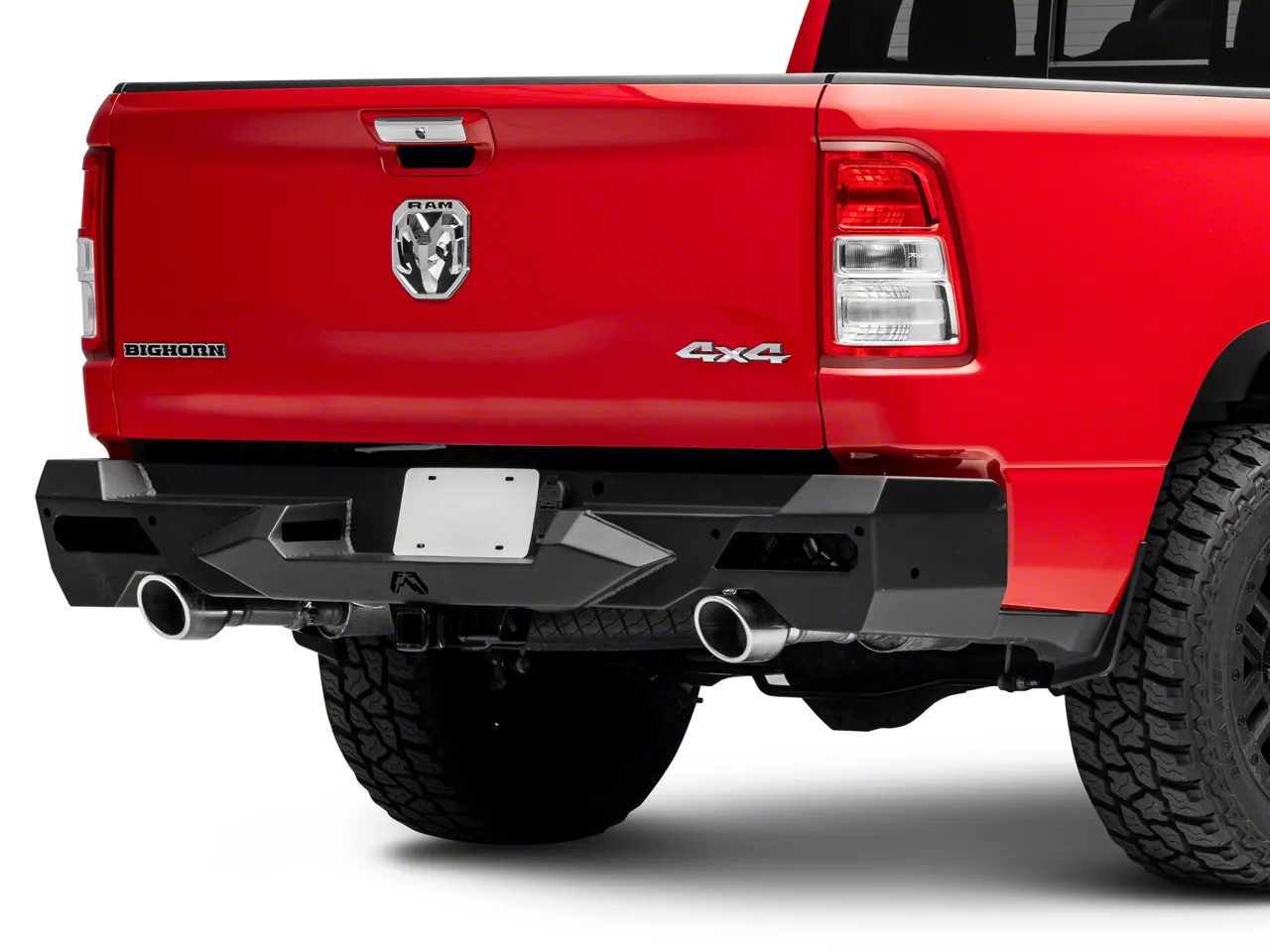 Fab Fours Vengeance Rear Bumper; Matte Black (19-26 RAM 1500, Excluding RHO & TRX)