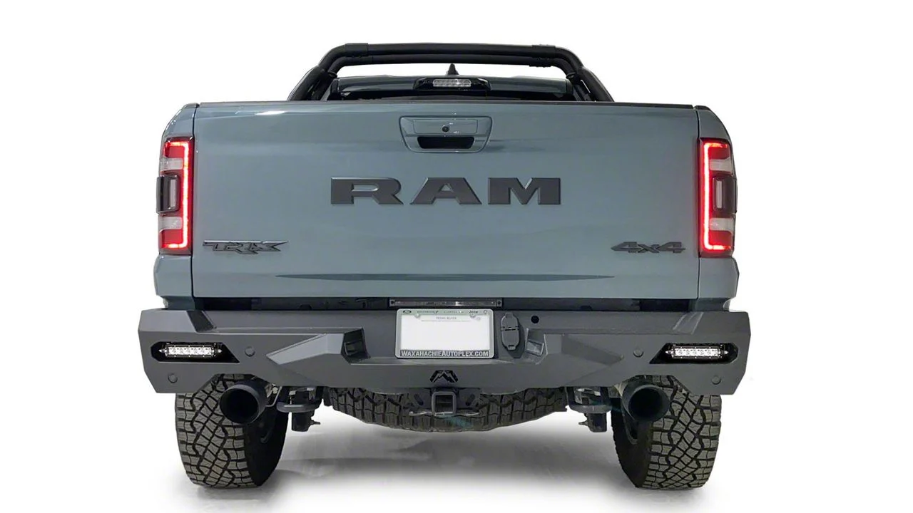 Fab Fours Vengeance Rear Bumper; Matte Black (21-24 RAM 1500 TRX)