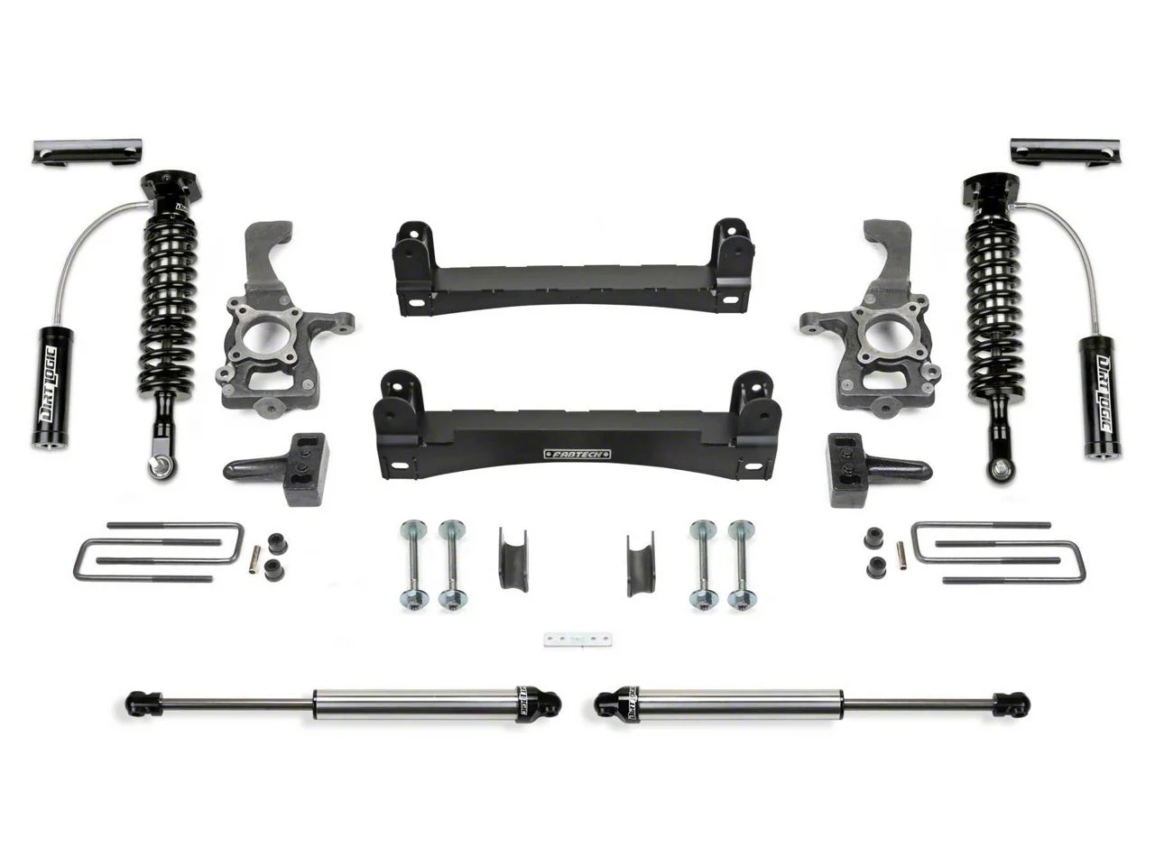 Fabtech 4-Inch Performance Lift Kit with Dirt Logic Coil-Overs (15-20 2WD F-150 SuperCab, SuperCrew)