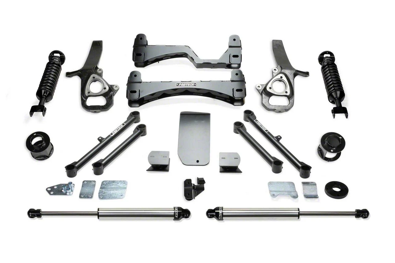 Fabtech 6-Inch Performance Suspension Lift Kit with Dirt Logic SS Coil-Overs and Shocks (19-24 4WD RAM 1500 w/o Air Ride, Excluding EcoDiesel, Rebel, RHO & TRX)
