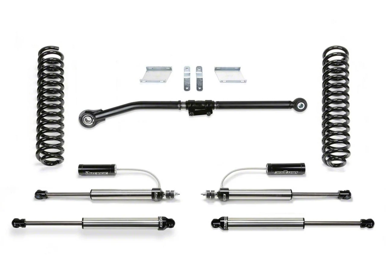 Fabtech 2.50-Inch Basic Suspension Lift Kit with Dirt Logic 2.25 Reservoir Coil-Overs and Dirt Logic 2.25 Shocks (17-22 4WD 6.7L Powerstroke F-350 Super Duty)