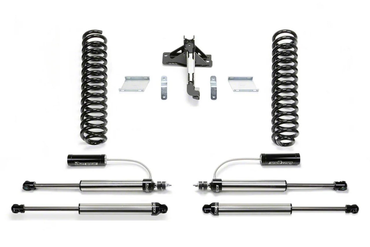 Fabtech 2.50-Inch Budget Suspension Lift Kit with Dirt Logic 2.25 Reservoir Coil-Overs and Dirt Logic 2.25 Shocks (17-22 4WD 6.7L Powerstroke F-350 Super Duty)