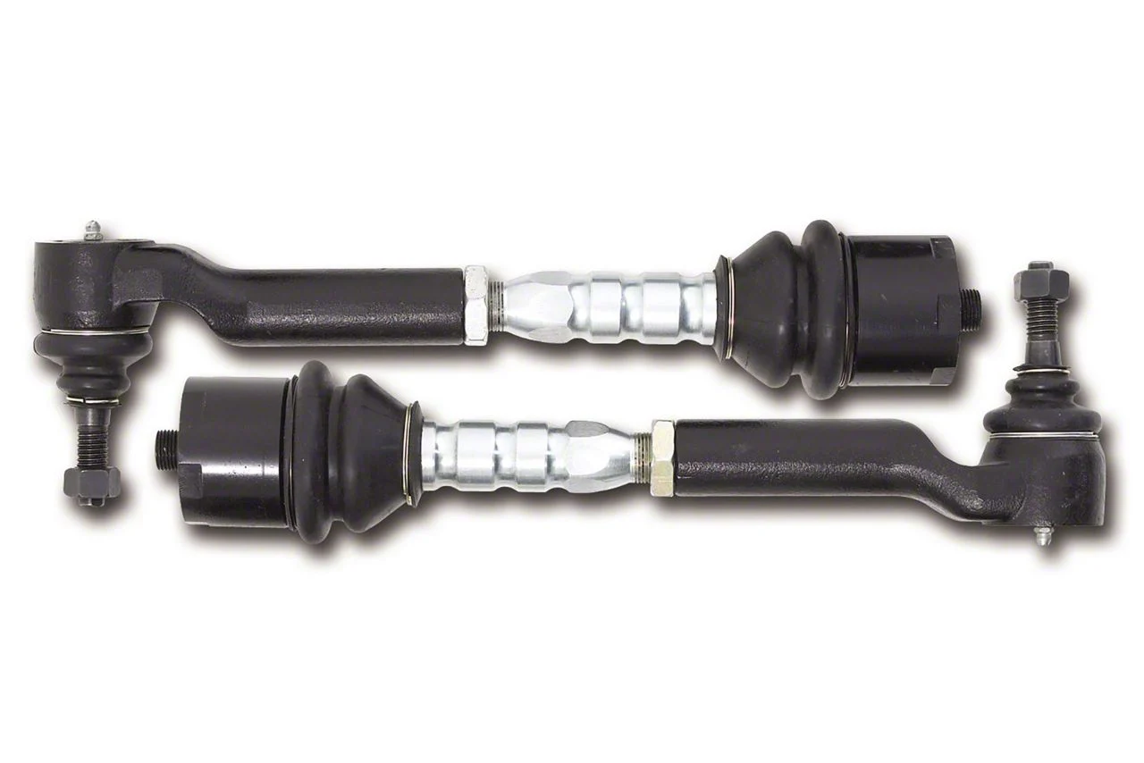 Fabtech Heavy Duty Tie Rods for Stock and Fabtech 3.50-Inch Upper Control Arms (11-26 Silverado 3500 HD)
