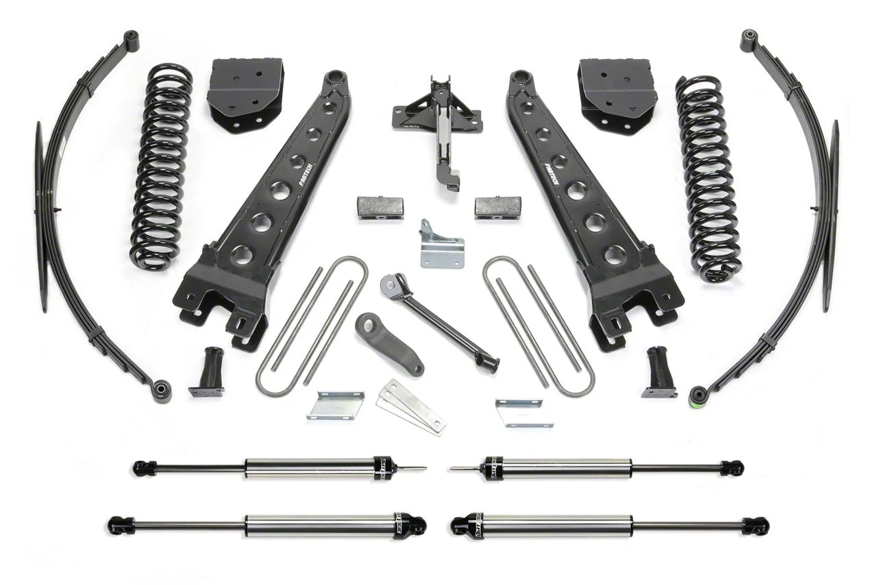 Fabtech 10-Inch Radius Arm Lift Kit with Dirt Logic Shocks (11-16 4WD F-250 Super Duty)
