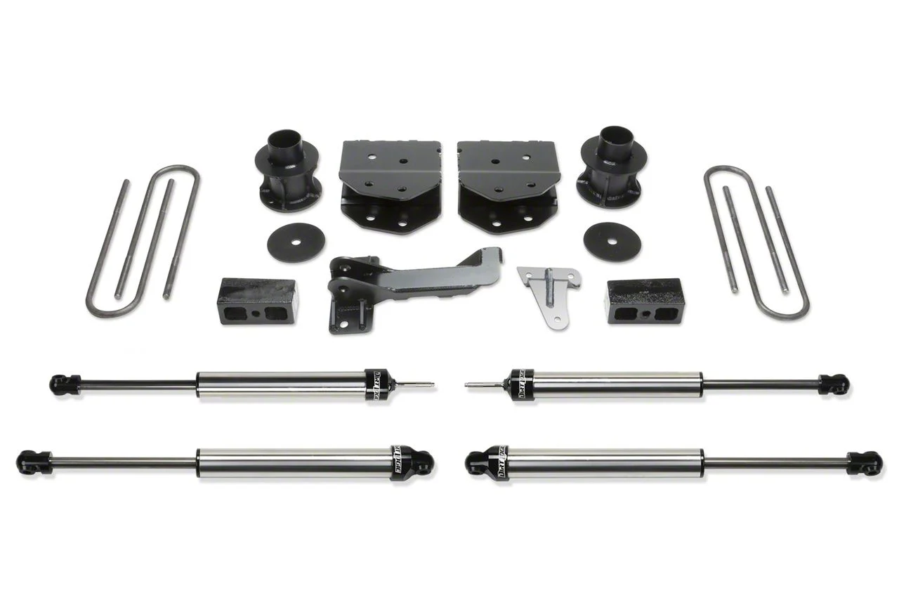 Fabtech 4-Inch Budget Lift Kit with Dirt Logic Shocks (11-16 4WD F-250 Super Duty)
