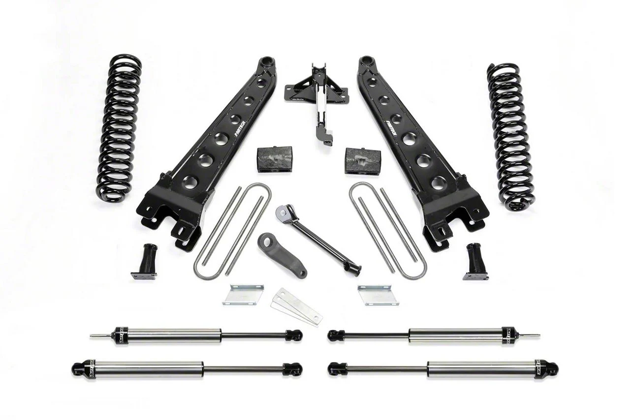 Fabtech 4-Inch Radius Arm Lift Kit with Dirt Logic Shocks (17-22 4WD 6.2L F-250 Super Duty)