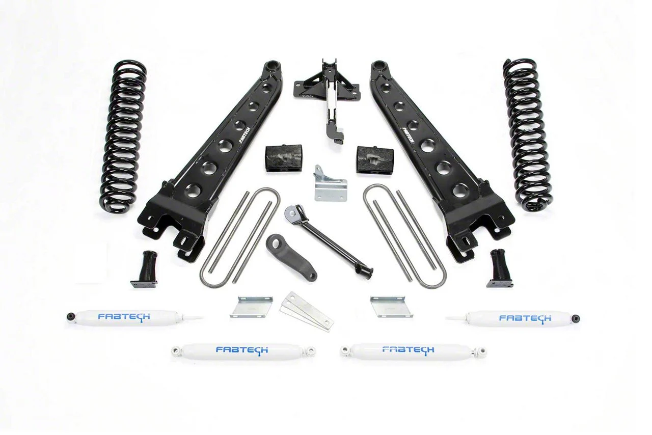 Fabtech 4-Inch Radius Arm Lift Kit with Performance Shocks (11-16 4WD F-250 Super Duty)