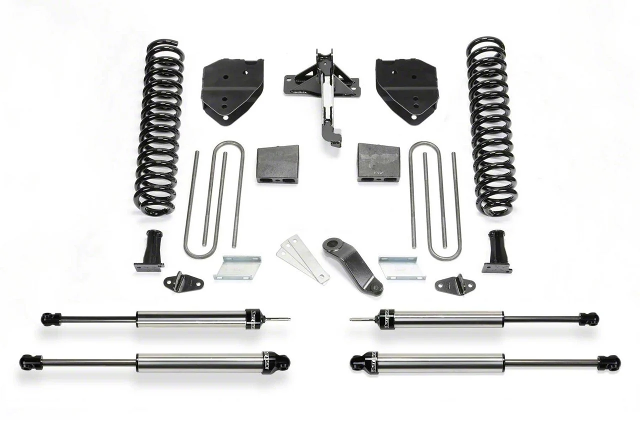 Fabtech 6-Inch Basic Suspension Lift Kit with Dirt Logic Shocks (17-22 4WD 6.2L F-250 Super Duty)
