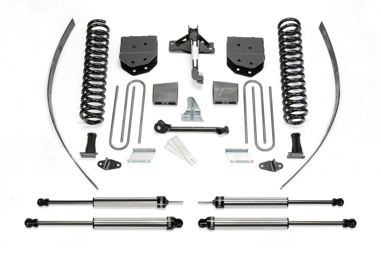 Fabtech 8-Inch Basic Suspension Lift Kit with Dirt Logic Shocks (11-16 4WD F-250 Super Duty w/o Factory Overland Springs)