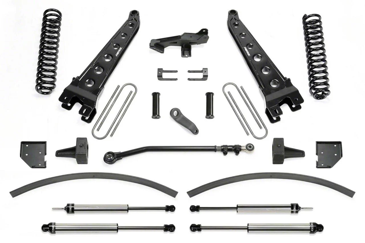 Fabtech 8-Inch Radius Arm Suspension Lift Kit with Dirt Logic 2.25 Shocks (17-22 4WD 6.7L Powerstroke F-250 Super Duty)