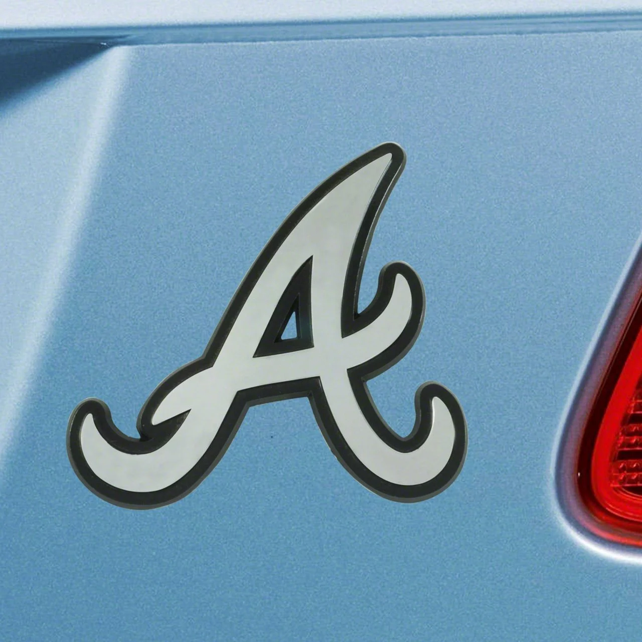Atlanta Braves Emblem; Chrome (Universal; Some Adaptation May Be Required)