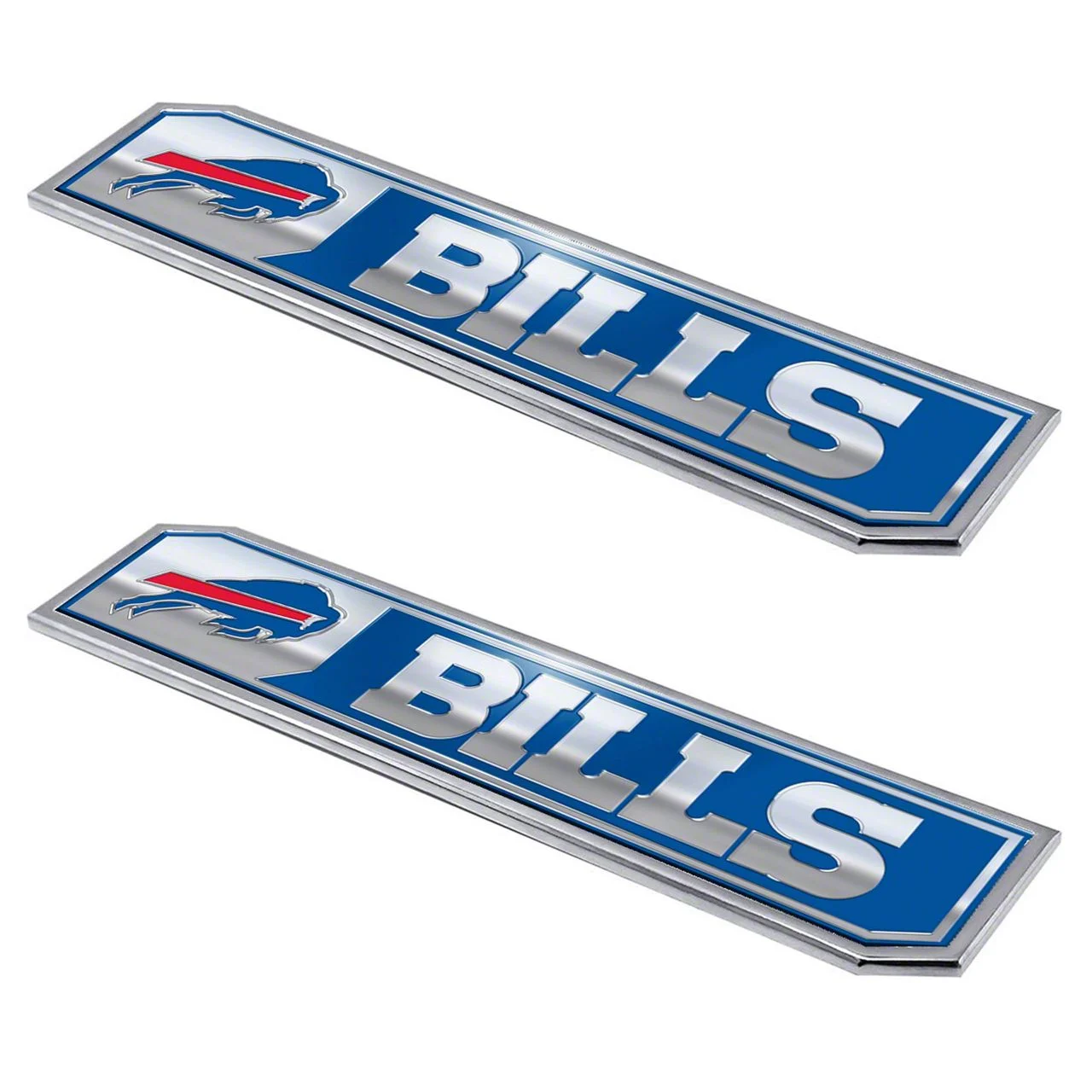 Buffalo Bills Embossed Emblems; Blue (Universal; Some Adaptation May Be Required)