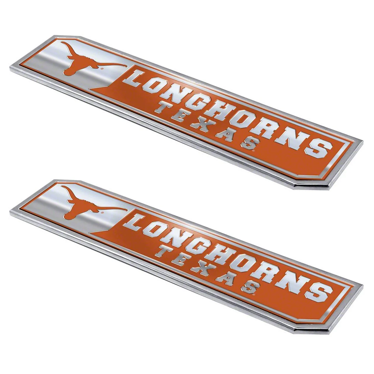 University of Texas Embossed Emblems; Orange (Universal; Some Adaptation May Be Required)