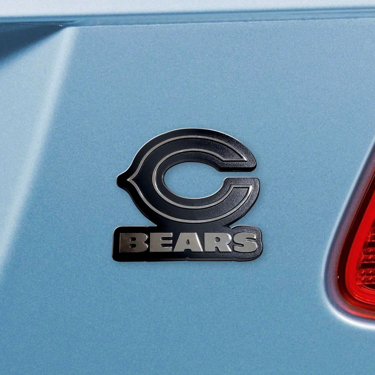 Chicago Bears Emblem; Chrome (Universal; Some Adaptation May Be Required)