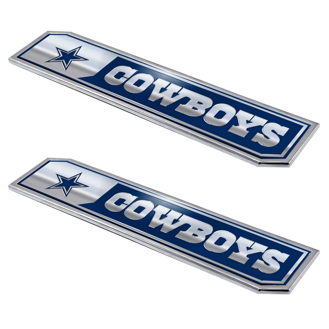 Dallas Cowboys Embossed Emblems; Blue (Universal; Some Adaptation May Be Required)