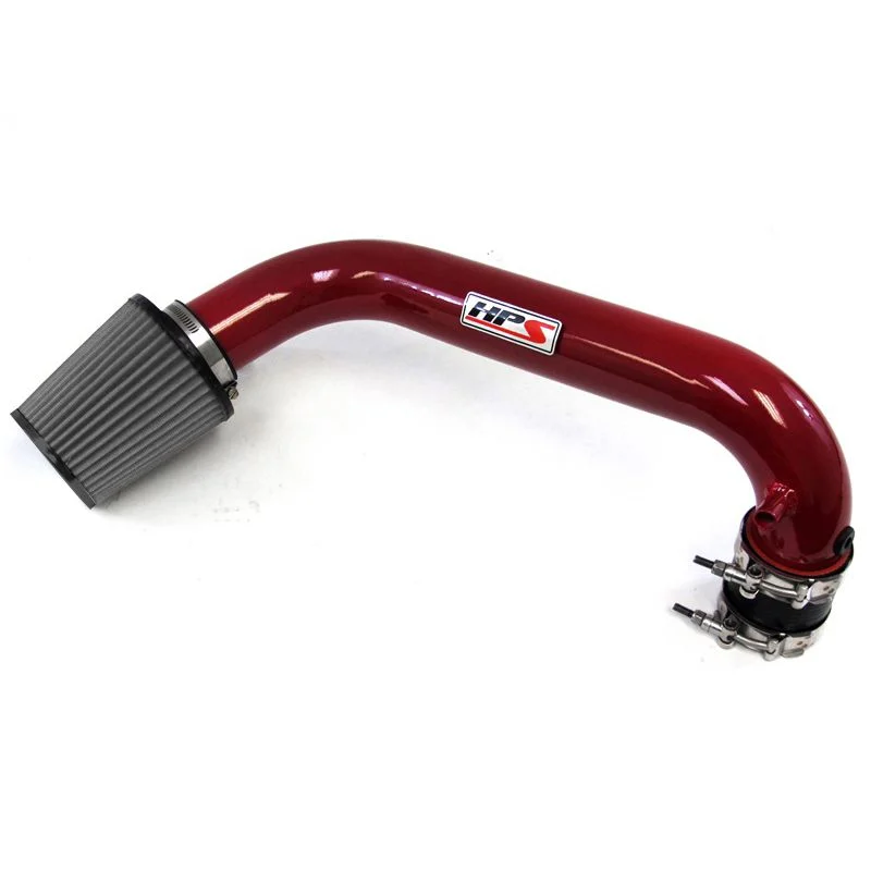 HPS Shortram Air Intake 2001-2005 Honda Civic DX EX LX VI 1.7L, Red