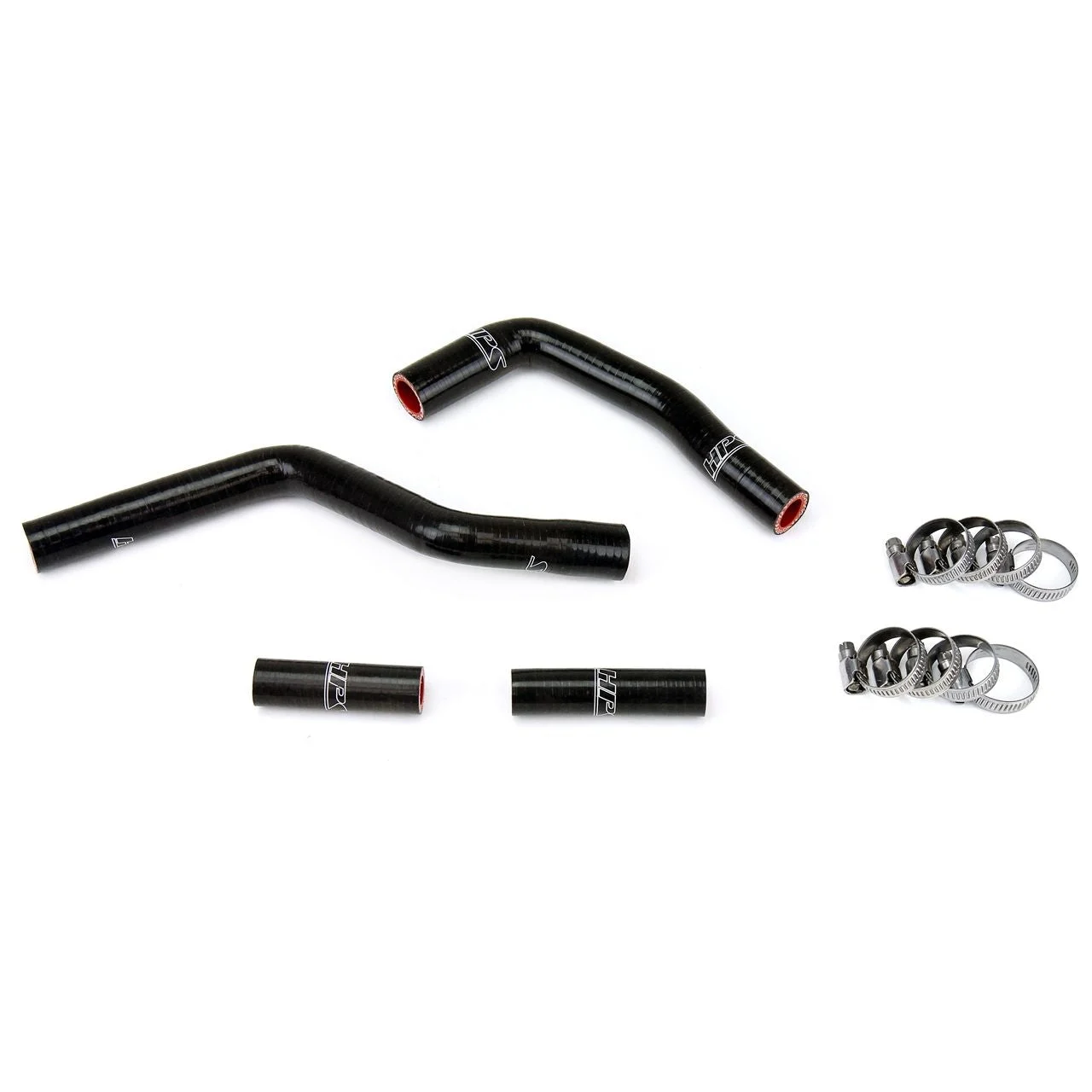 HPS Black Reinforced Silicone Radiator Hose Kit for Yamaha 02-18 YZ125 2 Stroke