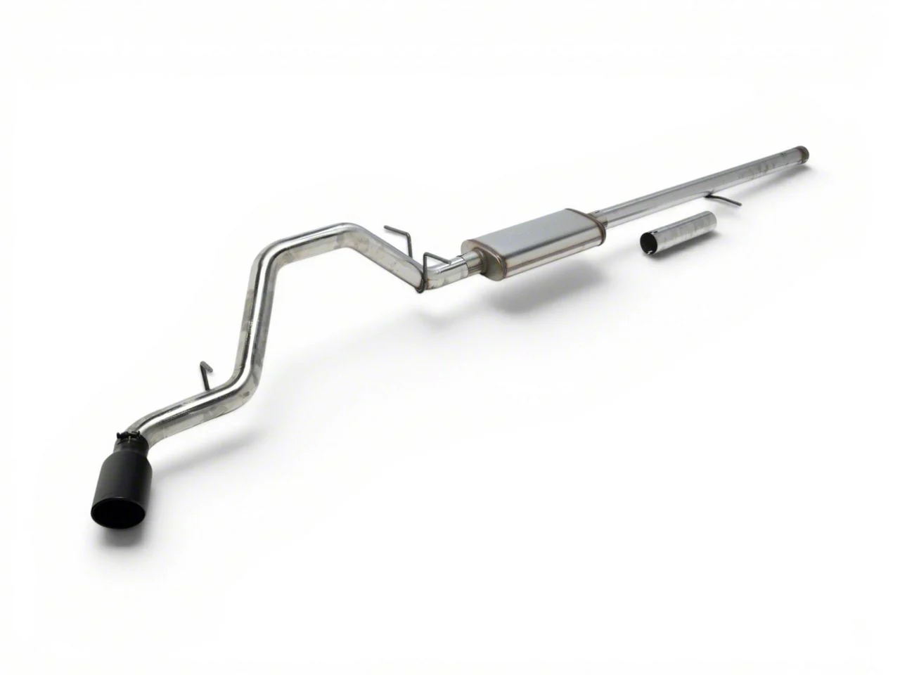 Flowmaster FlowFX Single Exhaust System with Black Tip; Side Exit (14-18 4.3L Silverado 1500)