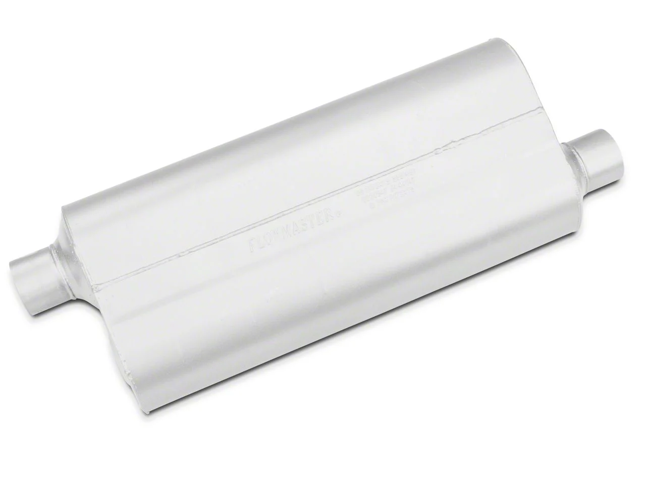 Flowmaster Big Block II 70 Series Offset Muffler; 2.50-Inch Inlet/2.50-Inch Outlet (Universal; Some Adaptation May Be Required)