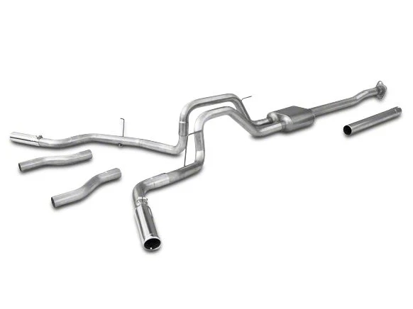 Flowmaster American Thunder Dual Exhaust System; Side/Rear Exit (09-10 4.6L F-150)