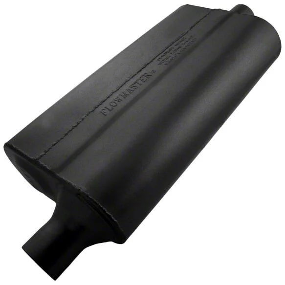 Flowmaster 50 Series Delta Flow Offset/Center Oval Muffler; 2-Inch (Universal; Some Adaptation May Be Required)