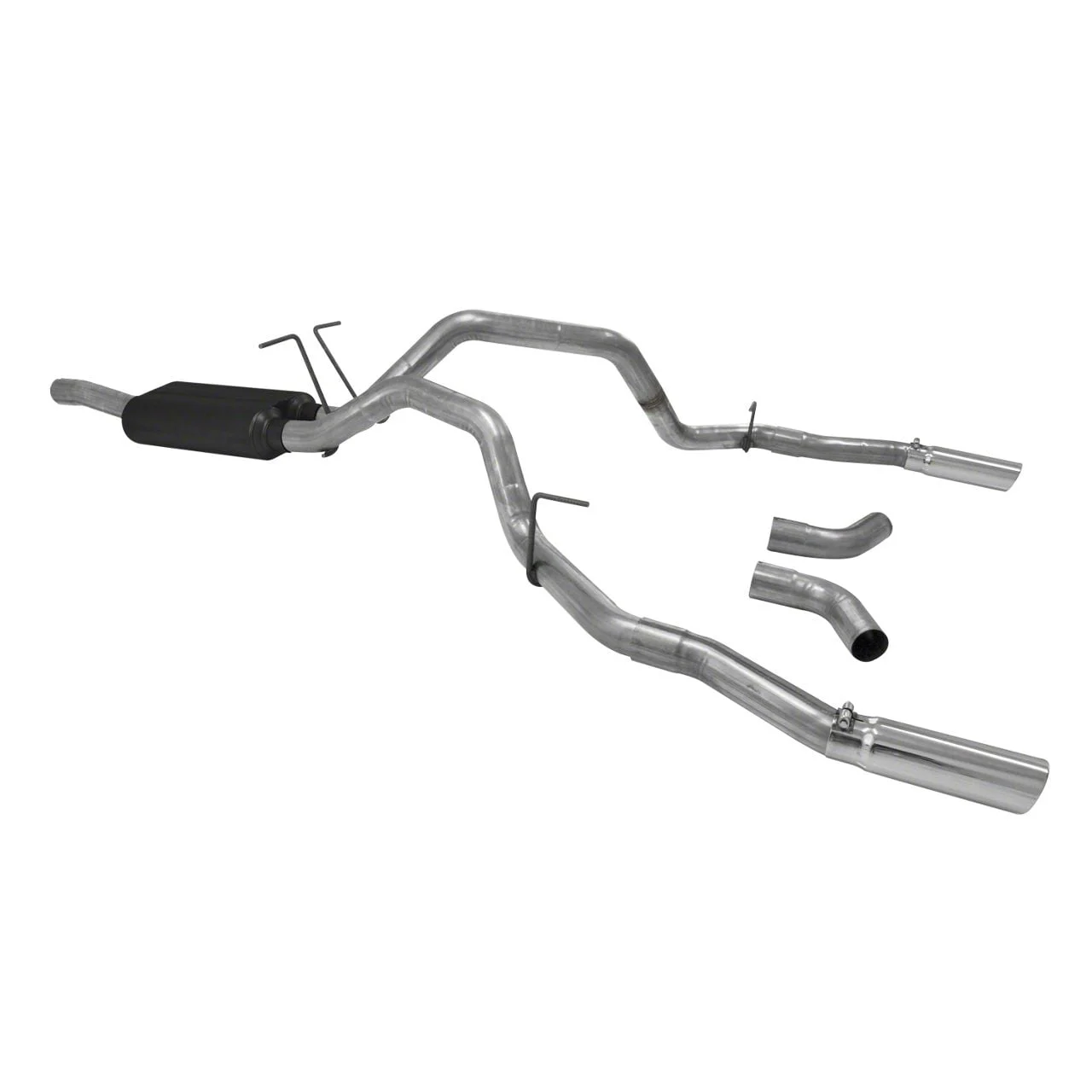 Flowmaster Force II Dual Exhaust System; Side/Rear Exit (11-13 6.2L F-350 Super Duty)