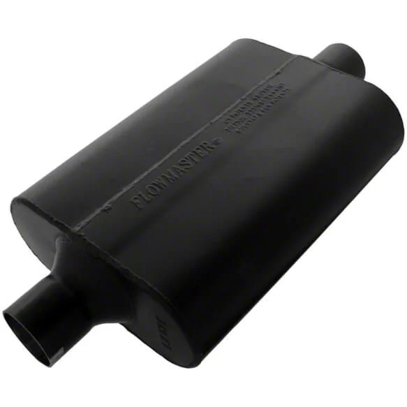 Flowmaster Super 44 Series Center/Center Muffler; 2.25-Inch Inlet and Outlet (Universal; Some Adaptation May Be Required)