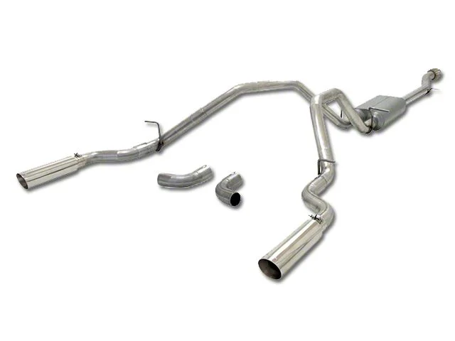 Flowmaster Force II Dual Exhaust System; Side/Rear Exit (14-18 4.3L Sierra 1500)