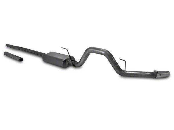 Flowmaster Force II Stainless Steel Single Exhaust System; Side Exit (04-08 4.6L F-150)