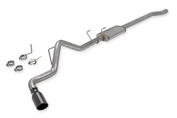 Flowmaster FlowFX Single Exhaust System with Black Tip; Side Exit (06-08 5.7L RAM 1500 Mega Cab)