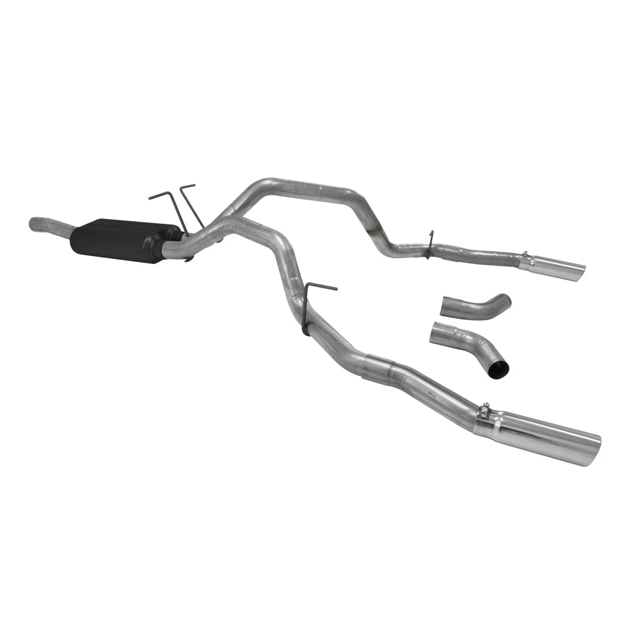 Flowmaster Force II Dual Exhaust System; Side/Rear Exit (11-13 6.2L F-250 Super Duty)