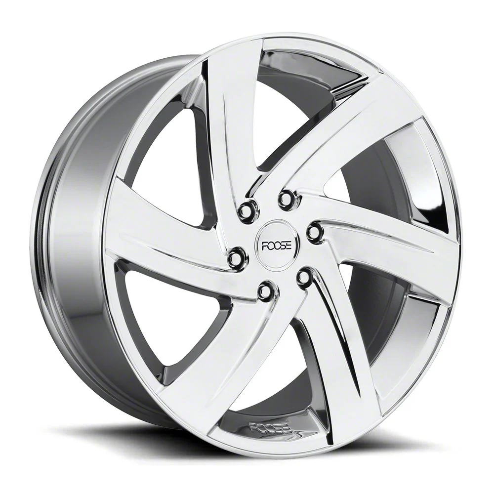 Foose Bodine Chrome 6-Lug Wheel; 22x9.5; 25mm Offset (14-18 Silverado 1500)