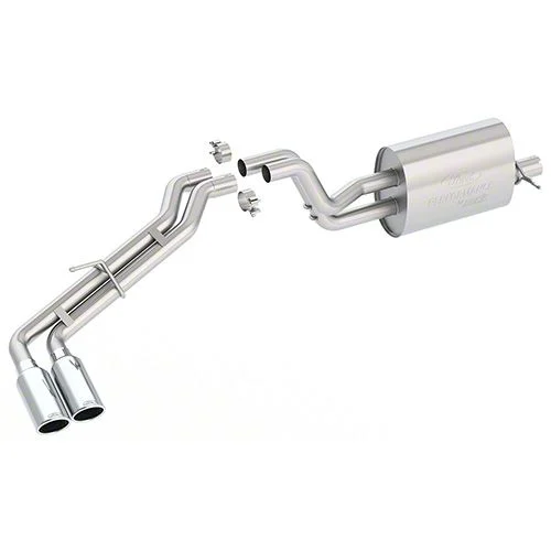 Ford Performance Sport Dual Exhaust System with Chrome Tips; Side Exit (19-23 Ranger)