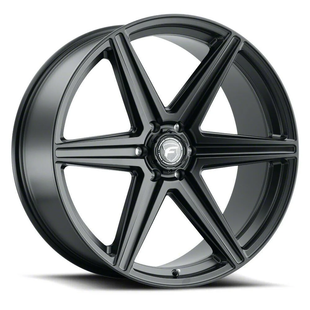 Forgestar X6 Satin Black 6-Lug Wheel; 24x10; 25mm Offset (04-08 F-150)